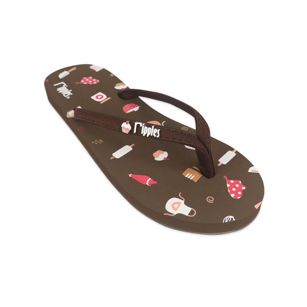 Baking Ladies Flip Flops (Brown) Baking Ladies Flip Flops (Brown)