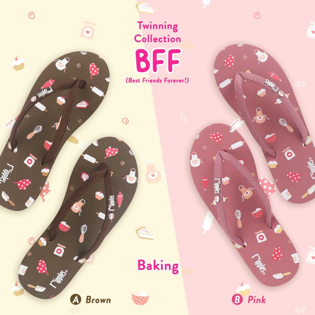 BFF Friends Flip Flops Baking Twinning Collection 