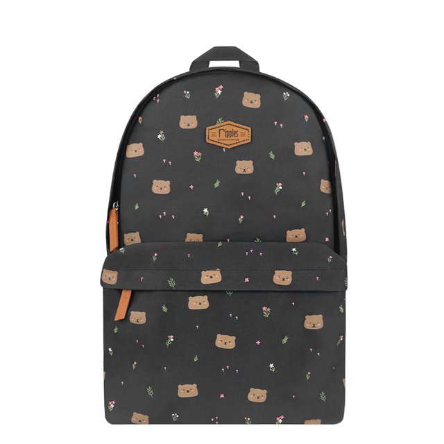 Bear School Backpack (Black) 