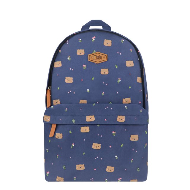Bear School Backpack (Blue) 