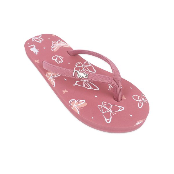 Butterfly Ladies Flip Flops (Dust Pink) Butterfly Ladies Flip Flops (Dust Pink)