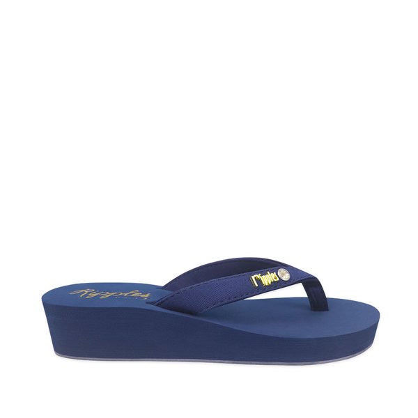 Adele Ladies Sandals Mid Wedge (Navy Blue) Adele Ladies Sandals Mid Wedge (Navy Blue)