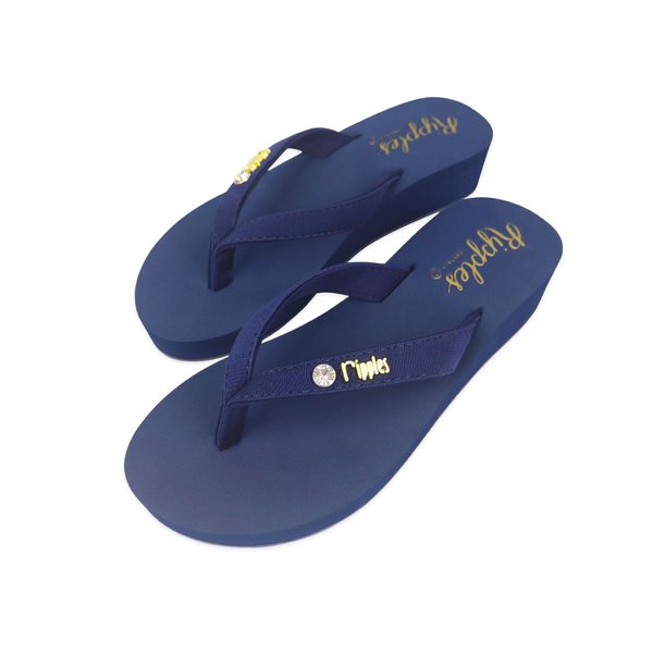 Adele Ladies Sandals Mid Wedge (Navy Blue) Adele Ladies Sandals Mid Wedge (Navy Blue)