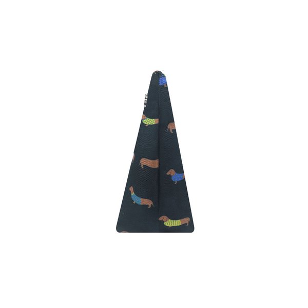 Dachshund Dog Cosmetic Pouch (Black)