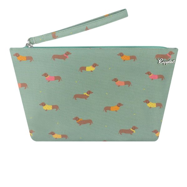 Dachshund Dog Cosmetic Pouch (Willow Green) Dachshund Dog Cosmetic Pouch (Willow Green)