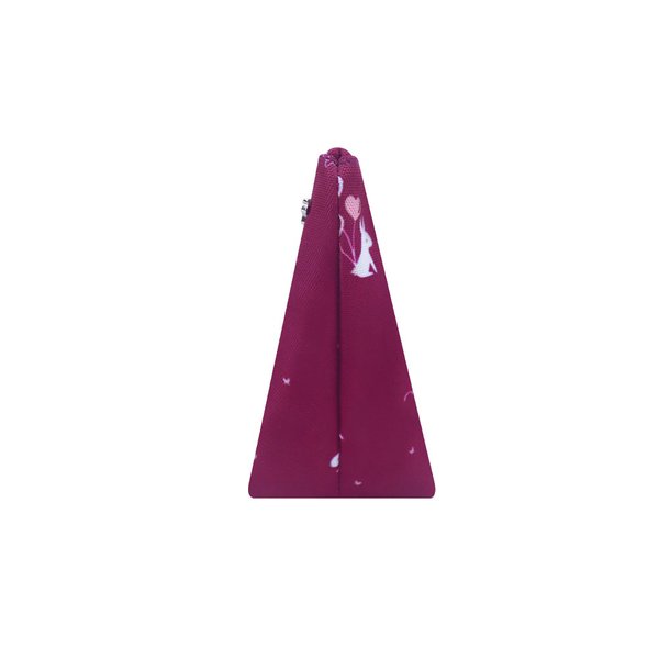 Bunny Cosmetic Pouch (Maroon Purple) Bunny Cosmetic Pouch (Maroon Purple)