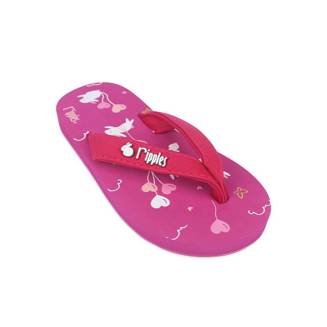 Bunny Little Kids Flip Flops (Pink) 