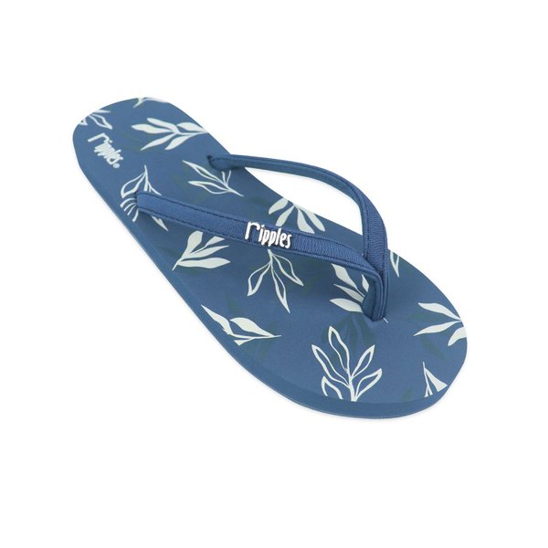 Leaves Ladies Flip Flops (Dust Blue) Leaves Ladies Flip Flops (Dust Blue)