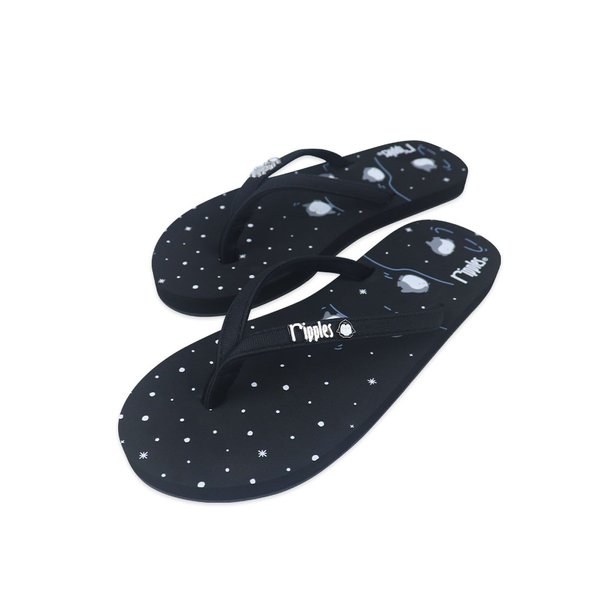 Penguin Ladies Flip Flops (Black) Penguin Ladies Flip Flops (Black)