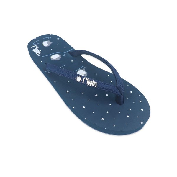 Penguin Ladies Flip Flops (Grey Blue) Penguin Ladies Flip Flops (Grey Blue)