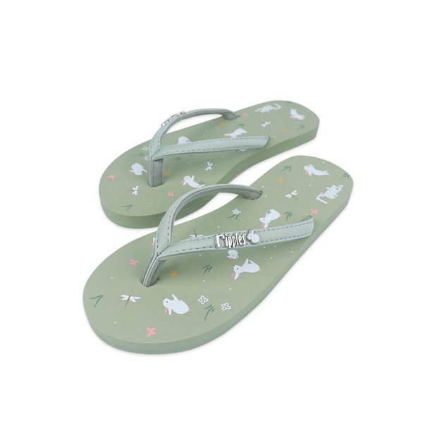 Meadow Bunny Ladies Flip Flops (Sage Green) Meadow Bunny Ladies Flip Flops (Sage Green)