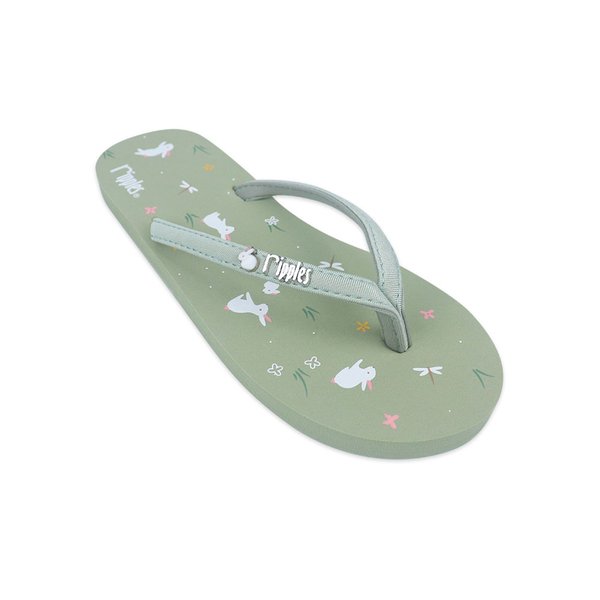 Meadow Bunny Ladies Flip Flops (Sage Green) Meadow Bunny Ladies Flip Flops (Sage Green)