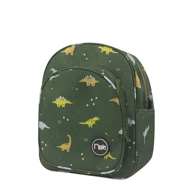 Dino Kids Backpack (Camo Green)
