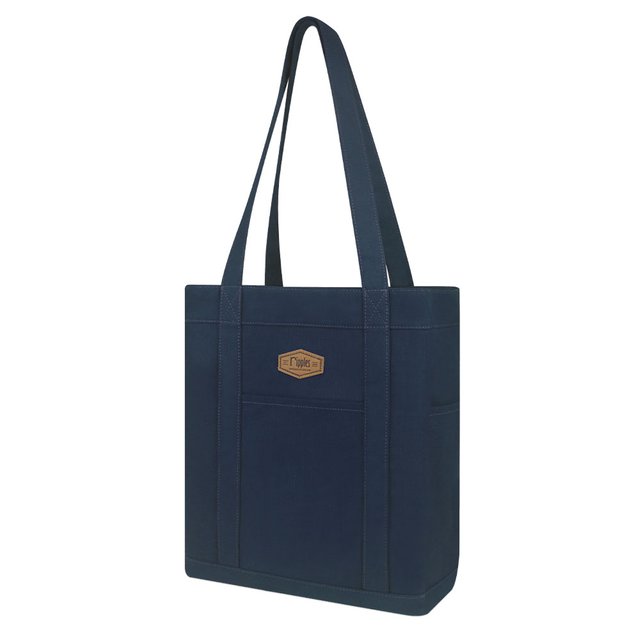 Claire Tall Tote Bag (Navy Blue)