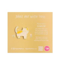 Cat Pin (Orange)
