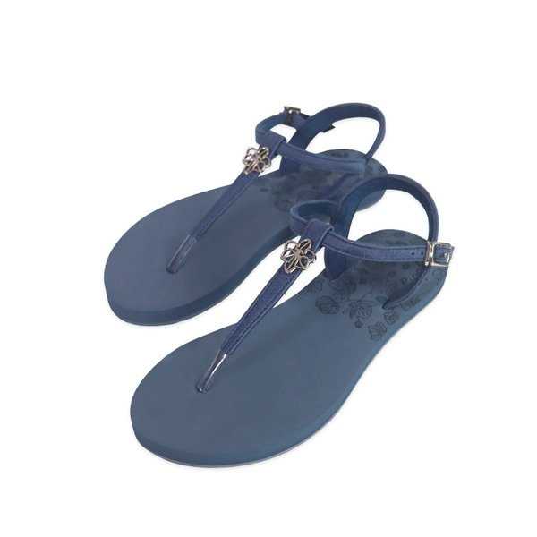 Ripples Orchid T-Straps Ladies Sandals (Dust Blue) Ripples Orchid T-Straps Ladies Sandals (Dust Blue)