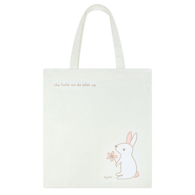 Bunny Recycled Tote Bag 02