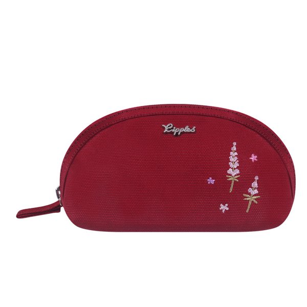 Everly Embroidery Pouch (Maroon) Everly Embroidery Pouch (Maroon)
