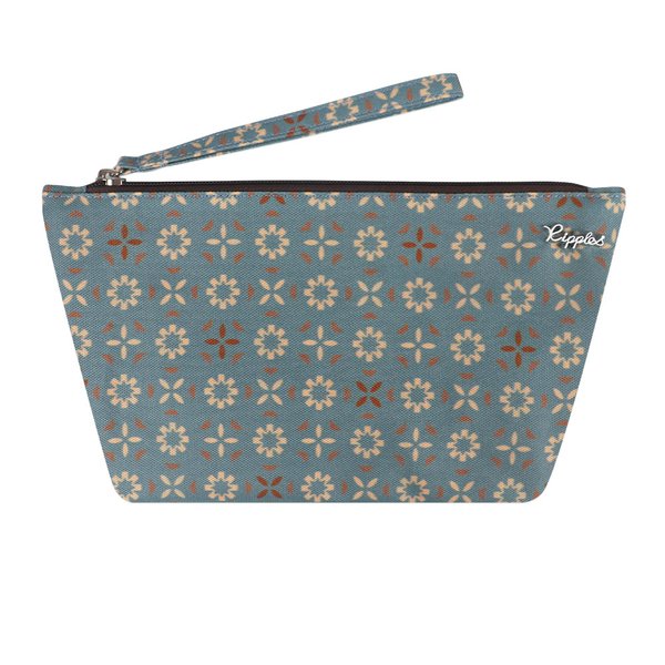 Posie Cosmetic Pouch (Light Grey Blue) Posie Cosmetic Pouch (Light Grey Blue)