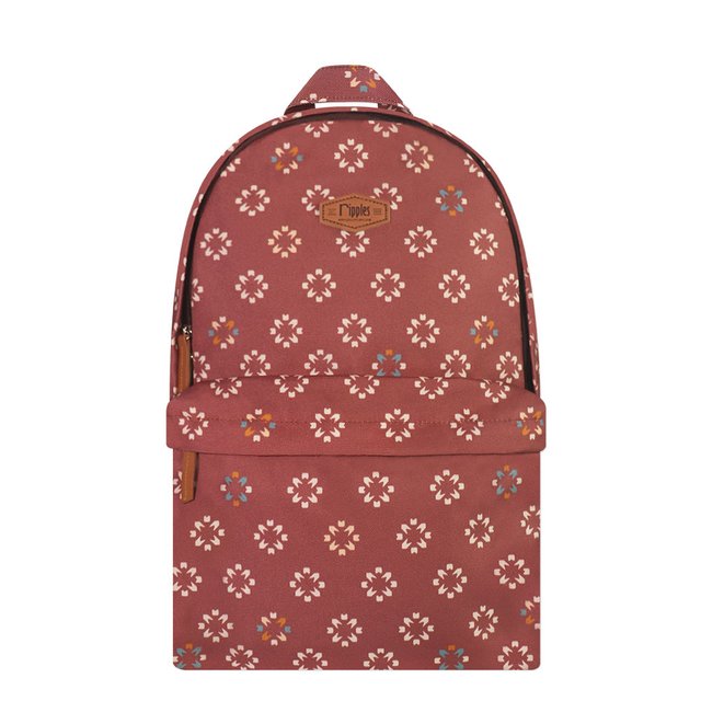 Posie School Backpack (Dark Red)