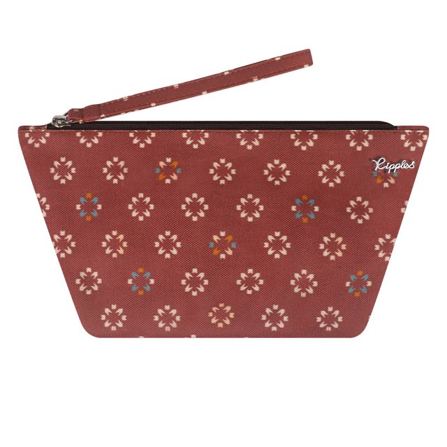 Posie Cosmetic Pouch (Dark Red)