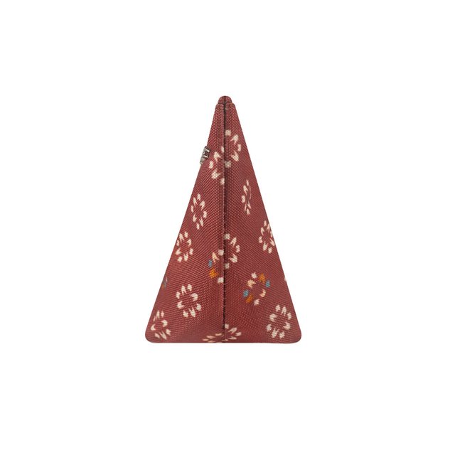 Posie Cosmetic Pouch (Dark Red)