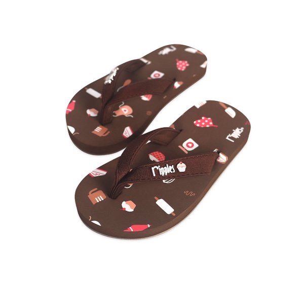 Baking Little Kids Flip Flops (Brown) Baking Little Kids Flip Flops (Brown)