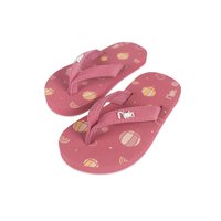 Hot Air Balloon Little Kids Flip Flops (Dust Pink)