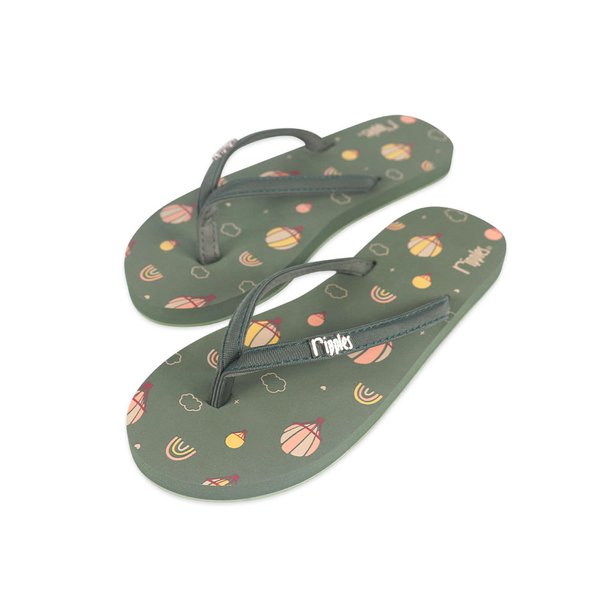 Mum & Kids Flip Flops Hot Air Balloon Twinning Set (Ladies Willow Green Kids Dust Pink) Mum & Kids Flip Flops Hot Air Balloon Twinning Set (Ladies Willow Green Kids Dust Pink)