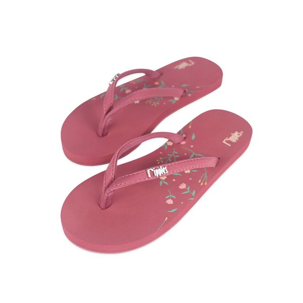 Flowery Ladies Flip Flops (Dust Pink) Flowery Ladies Flip Flops (Dust Pink)