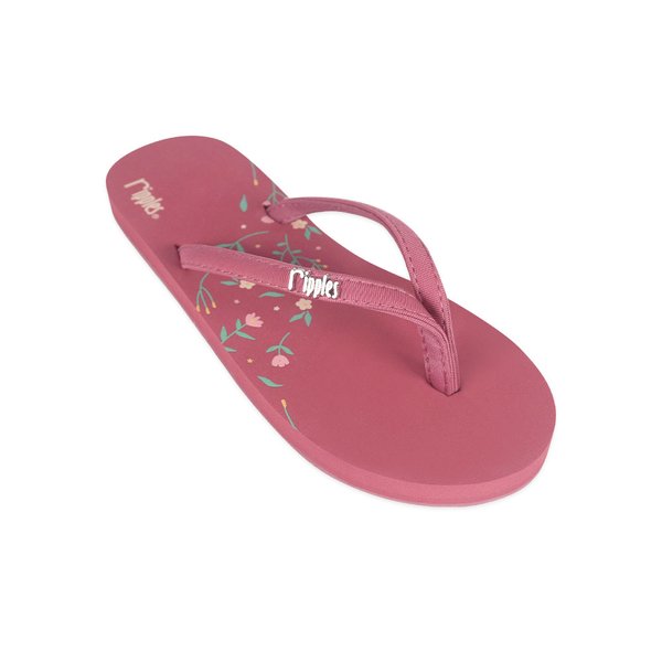 Flowery Ladies Flip Flops (Dust Pink) Flowery Ladies Flip Flops (Dust Pink)
