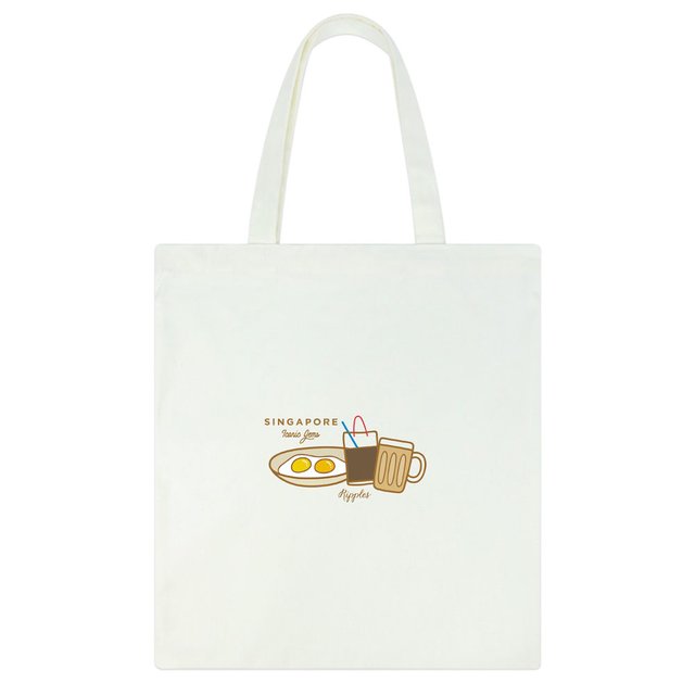 Singapore Iconic Gems Recycled Tote Bag 03