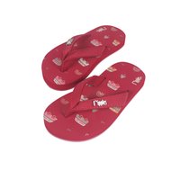 Rainbow Caravan Little Kids Flip Flops (Raspberry Pink)