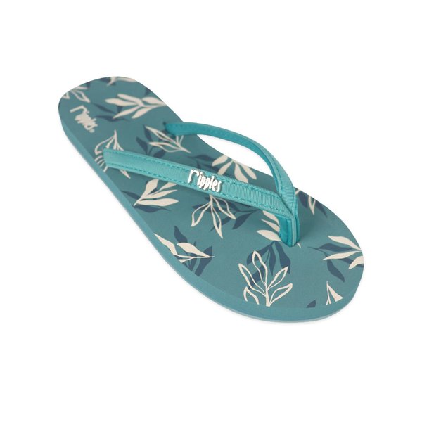 Leaves Ladies Flip Flops (Dust Green) Leaves Ladies Flip Flops (Dust Green)