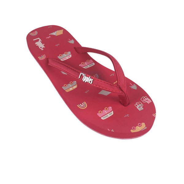 Rainbow Caravan Ladies Flip Flops (Raspberry Pink) Rainbow Caravan Ladies Flip Flops (Raspberry Pink)