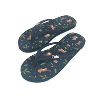 Squirrel Ladies Flip Flops (Grey Blue)