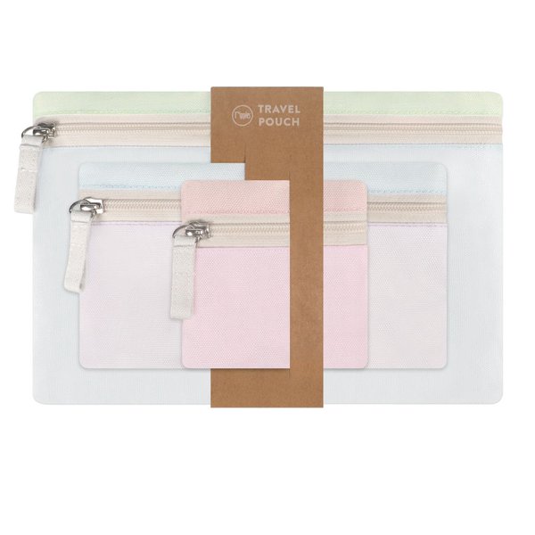 Colour Block Travel Pouch Set Colour Block Travel Pouch Set