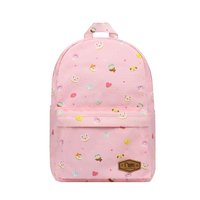 Animal Donuts Mid Sized Kids School Backpack (Pink)