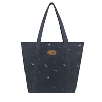 Dragonfly and Dandelions Tote Bag (Black)