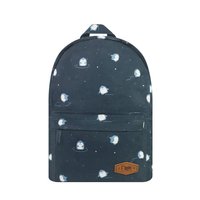 Penguin Mid Sized Kids School Backpack (Grey Blue)