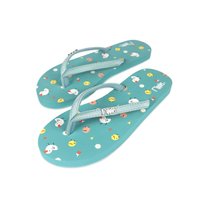 Ducks Ladies Flip Flops (Turquoise)