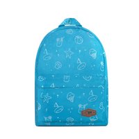 Beach Mid Sized Kids School Backpack (Blue)