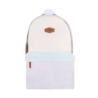 Colour Block School Backpack (Blue)