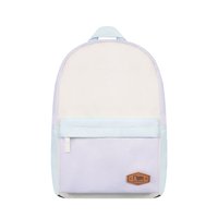 Colour Block Mid Sized Kids School Backpack (Blue)