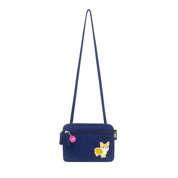 Corgi Mini Sling Pouch (Mid Denim) Corgi Mini Sling Pouch (Mid Denim)