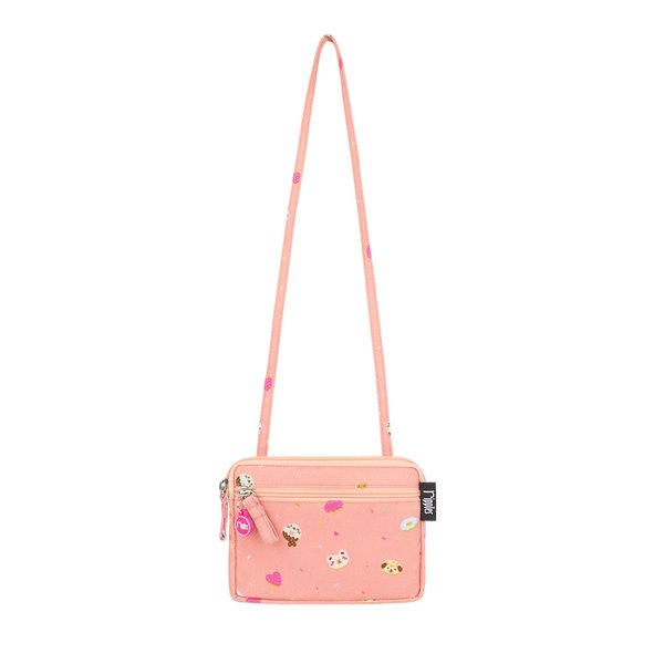 Animal Donut Mini Sling Pouch (Peach) Animal Donut Mini Sling Pouch (Peach)