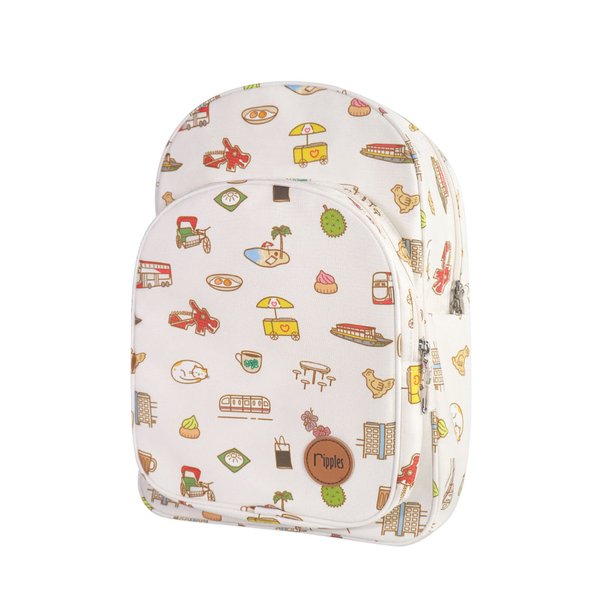 Singapore Iconic Gems Mid Sized Kids School Backpack Singapore Iconic Gems Mid Sized Kids School Backpack