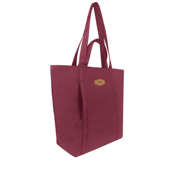 Ayden Dual Handle Tote Bag (Maroon) Ayden Dual Handle Tote Bag (Maroon)