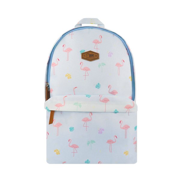 [SALE] Flamingo School Backpack (Baby Blue)