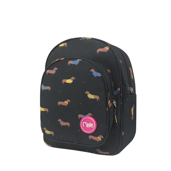 [SALE] Dachshund Kids Backpack (Black)